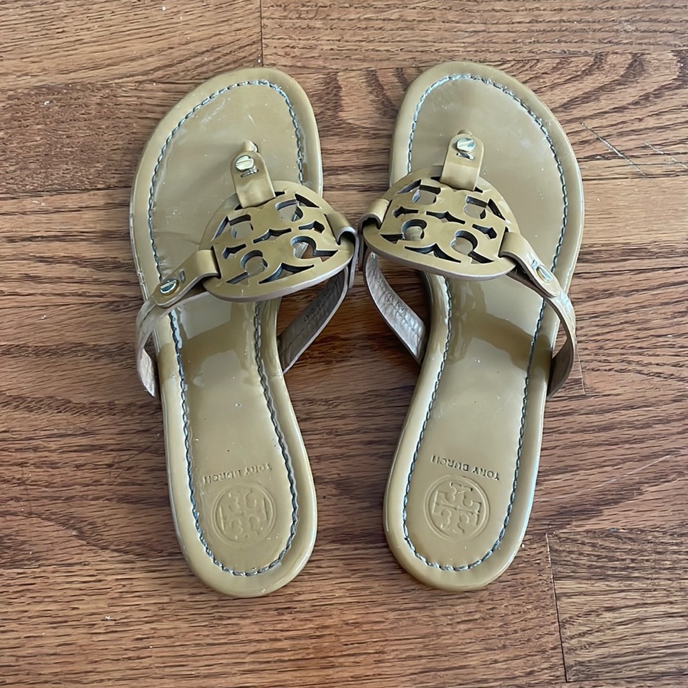 TORY BURCH MILLER SANDALS - SZ 7